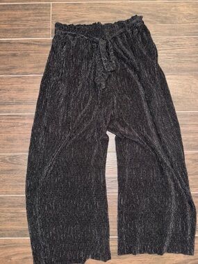 LuLaRoe Kids Black Wide-Leg Pull-On Pants